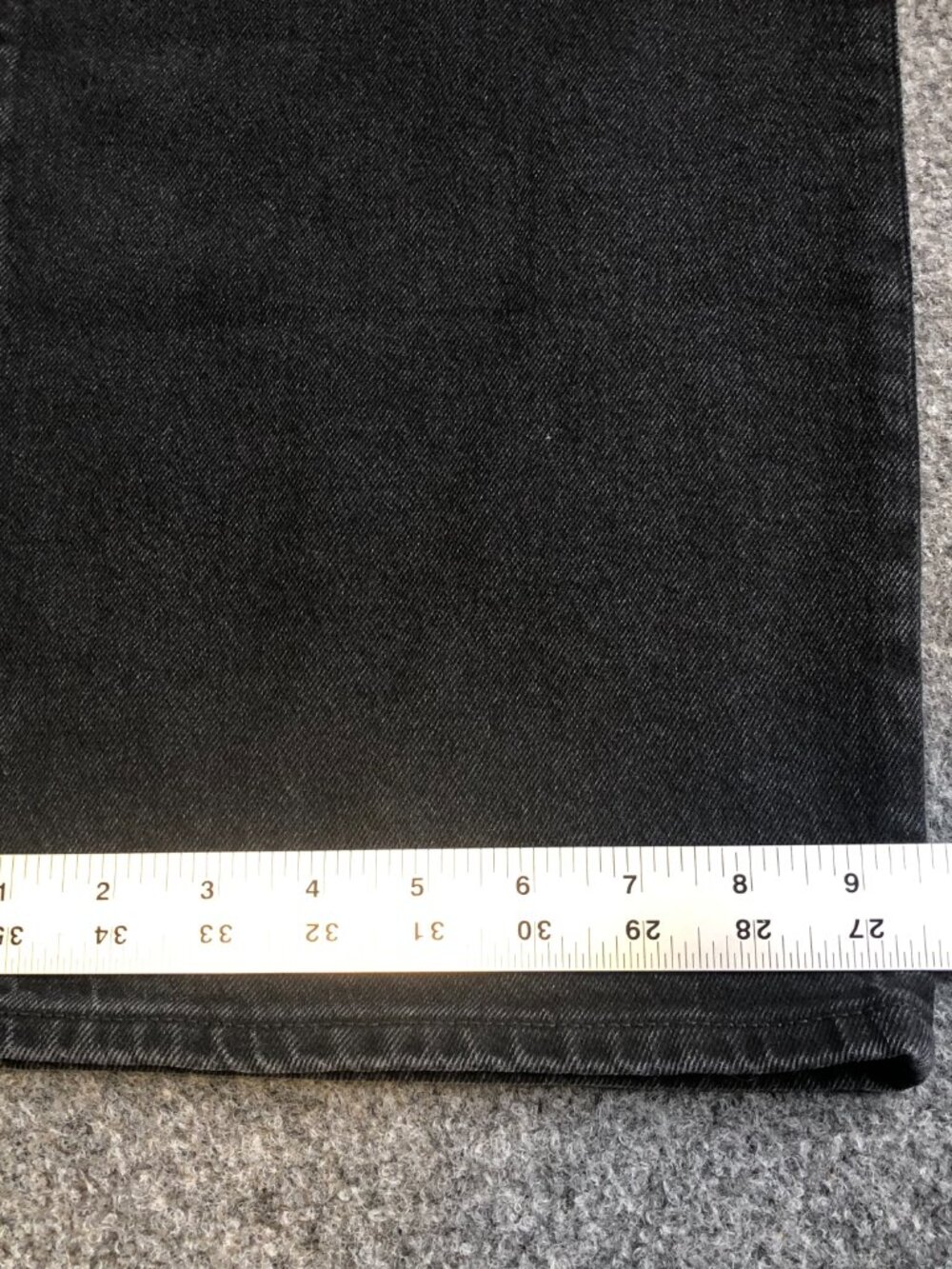 American Eagle Airflex+ Jeans Mens 32x34 Black Baggy Loose Skate Stretch - Picture 10 of 13